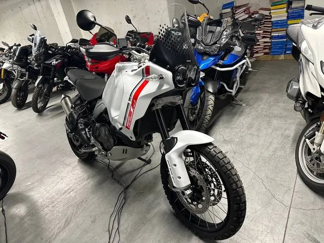 2025 Ducati DesertX — front three-quarter view