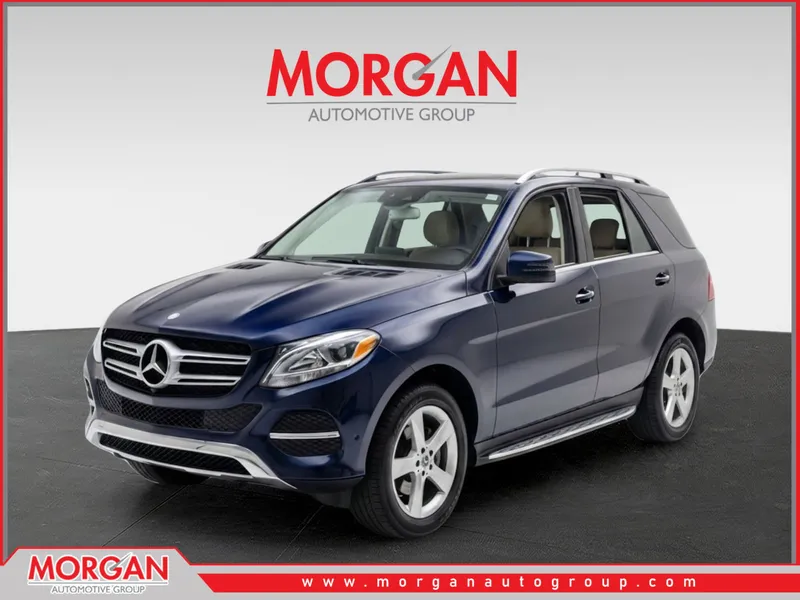 2017 Mercedes-Benz GLE 350 in Blue — front three-quarter view