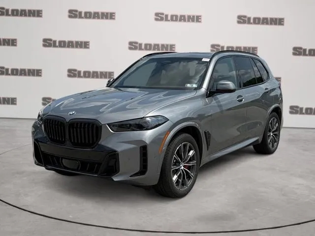 2026 BMW X5 xDrive40i in Skyscraper Grey Metallic — front three-quarter view