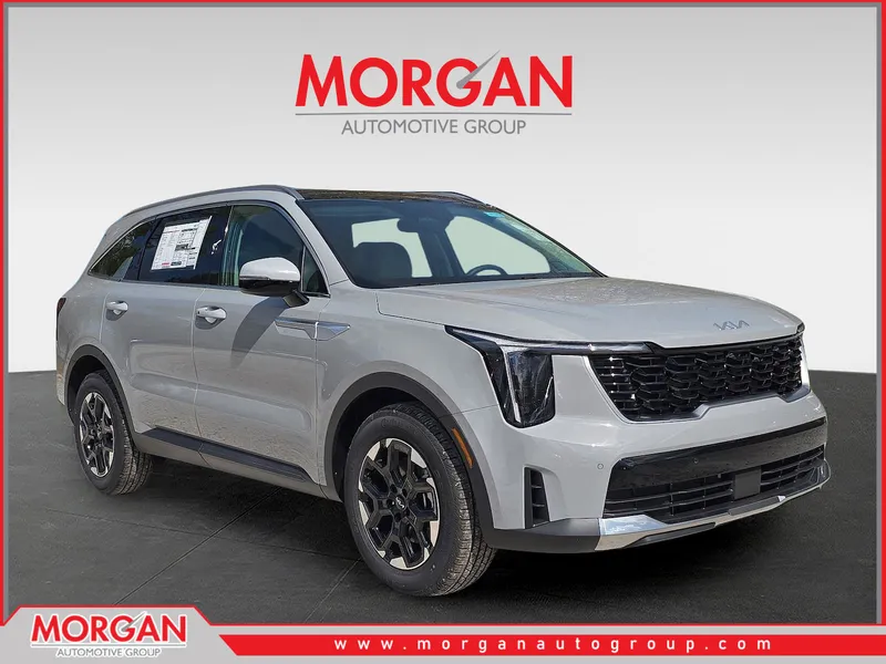 2026 Kia Sorento S in Wolf Gray — front three-quarter view