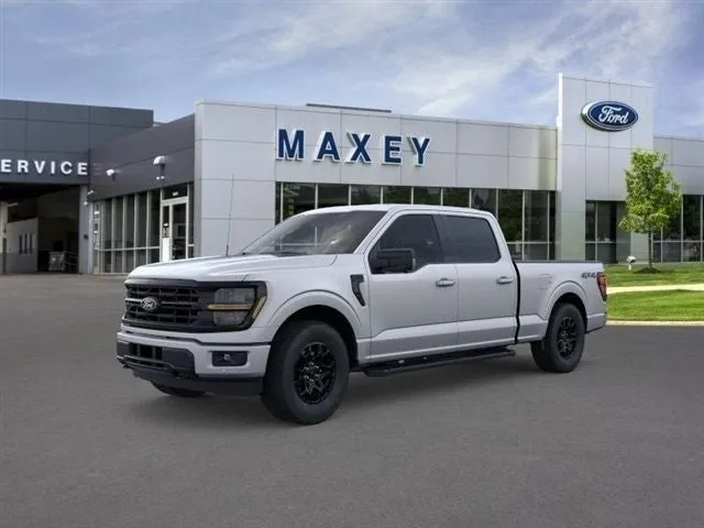 2026 Ford F-150 XLT in Iconic Silver Metallic — front three-quarter view