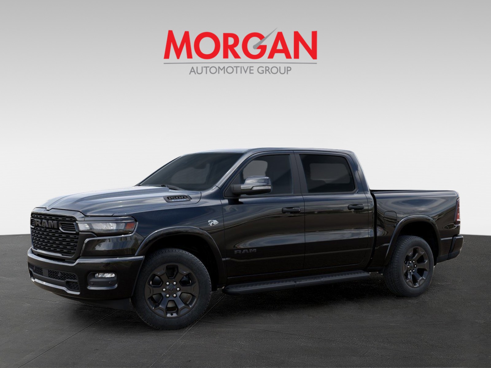 2026 Ram 1500 Big Horn/Lone Star in Black — front three-quarter view