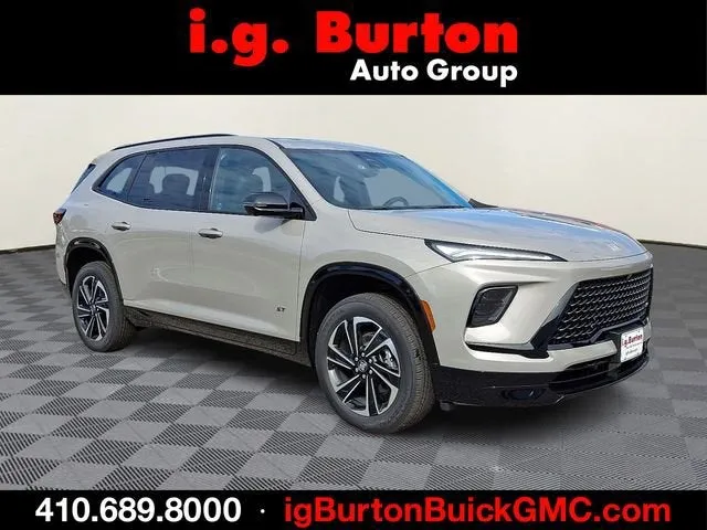 2026 Buick Enclave Sport Touring in Stone Metallic — front three-quarter view