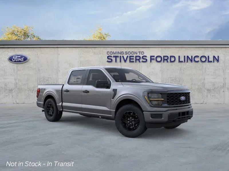 2026 Ford F-150 STX in Carbonized Gray Metallic — front three-quarter view