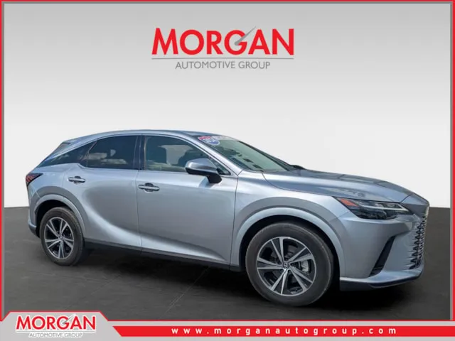 2024 Lexus RX 350 in Iridium — front three-quarter view