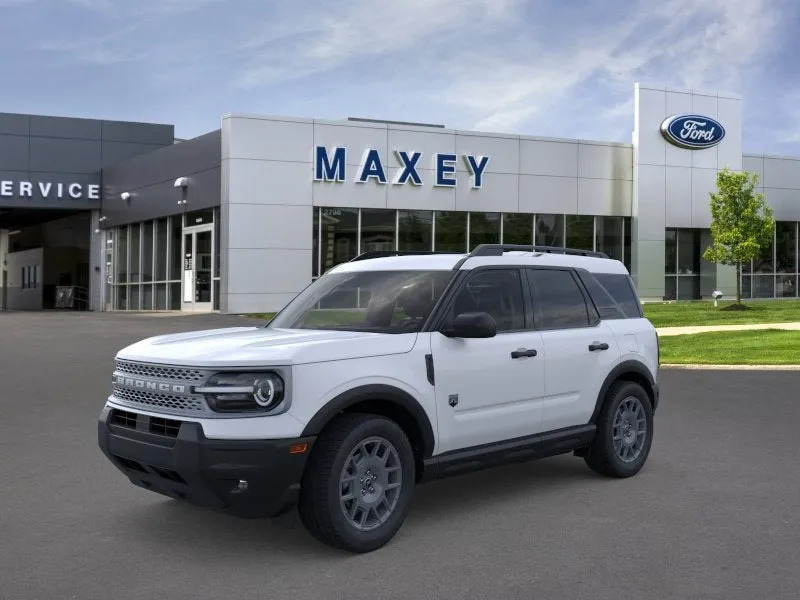 2026 Ford Bronco Sport Big Bend® in Space White Metallic — front three-quarter view