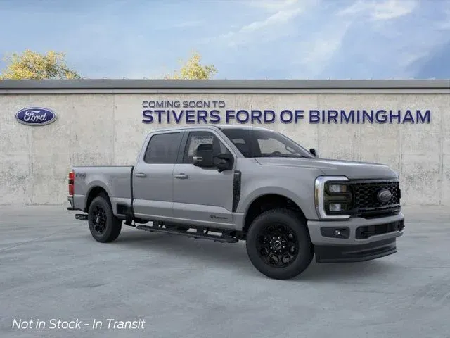 2026 Ford F-250SD Lariat in White — front three-quarter view