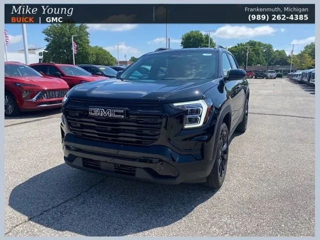 2026 GMC Terrain Elevation in Ebony Twilight Metallic — front three-quarter view