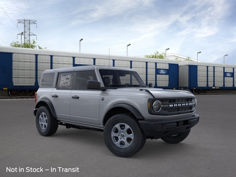 2026 Ford Bronco Big Bend in Avalanche Gray — front three-quarter view