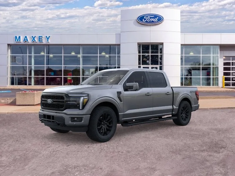 2026 Ford F-150 Lariat® in Carbonized Gray Metallic — front three-quarter view