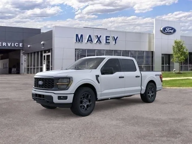 2026 Ford F-150 STX® in Oxford White — front three-quarter view