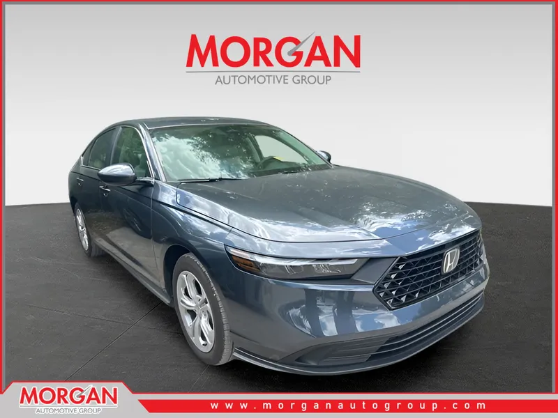 2025 Honda Accord LX in Gray — front three-quarter view