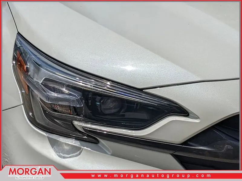 2025 Subaru Legacy Premium in Crystal White Pearl — front three-quarter view