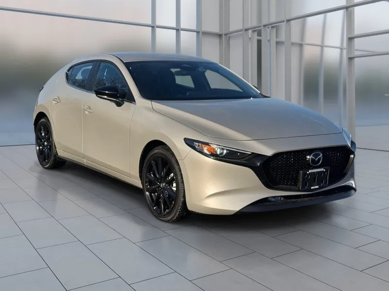 2026 Mazda Mazda3 2.5 S Select Sport in Platinum Quartz Metallic — front three-quarter view