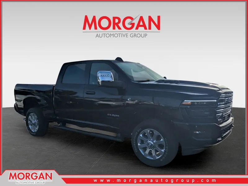 2026 Ram 2500 Laramie in Black — front three-quarter view