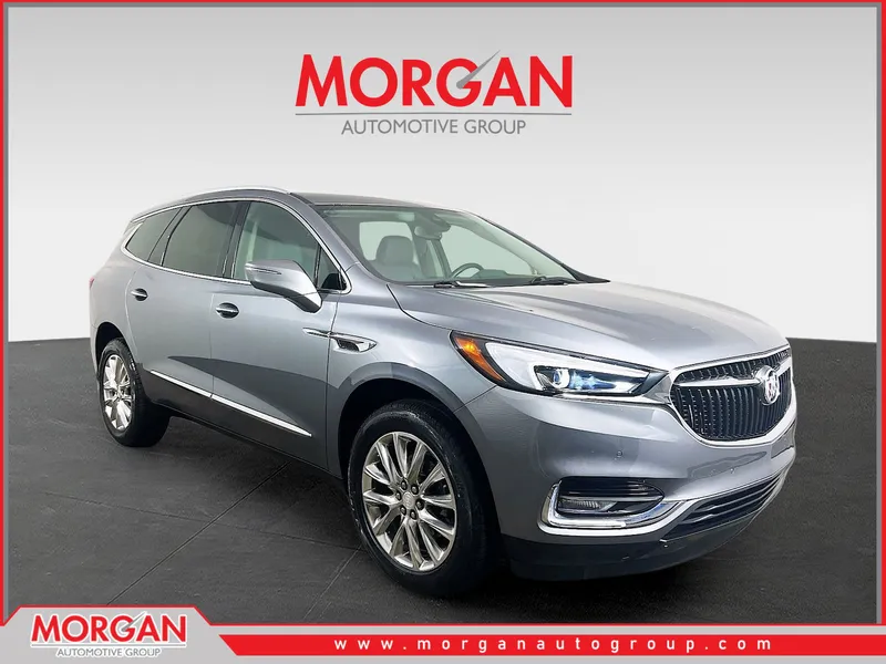 2020 Buick Enclave Premium Group in Gray — front three-quarter view