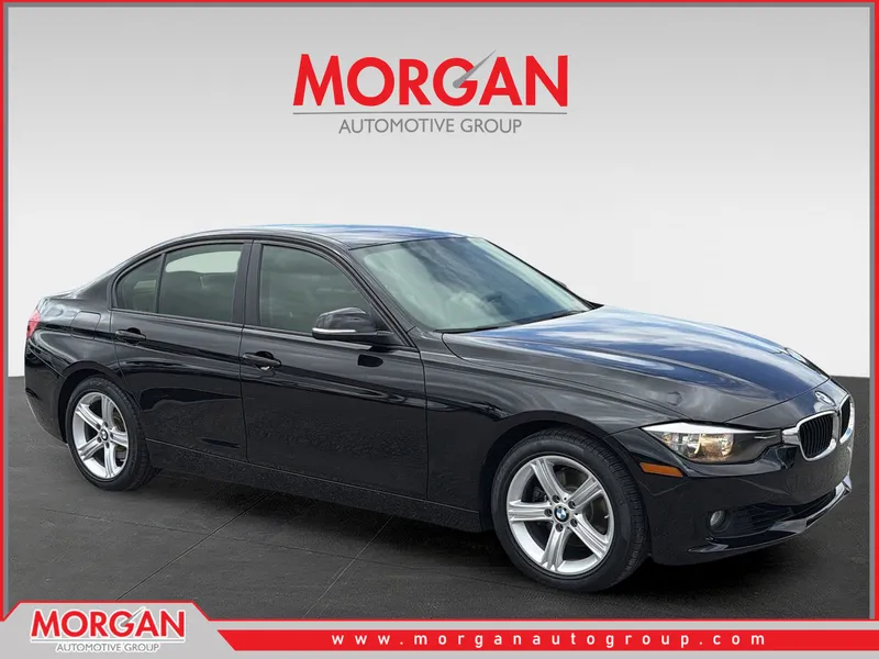 2014 BMW 3 Series 328i in Black — front three-quarter view