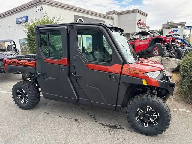 2026 Polaris® Ranger Crew XP 1000 NorthStar Edition Premium Orange Rust — front three-quarter view