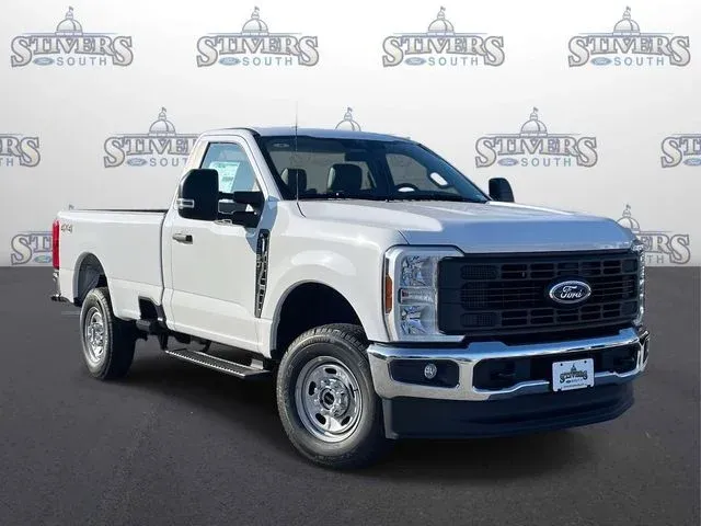 2026 Ford F-250SD XL in White — front three-quarter view