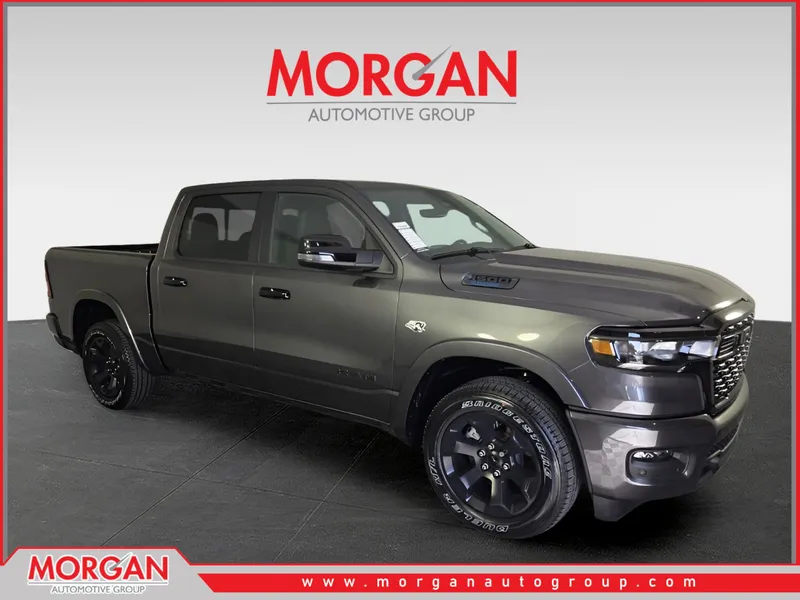 2026 Ram 1500 Big Horn/Lone Star in Gray — front three-quarter view