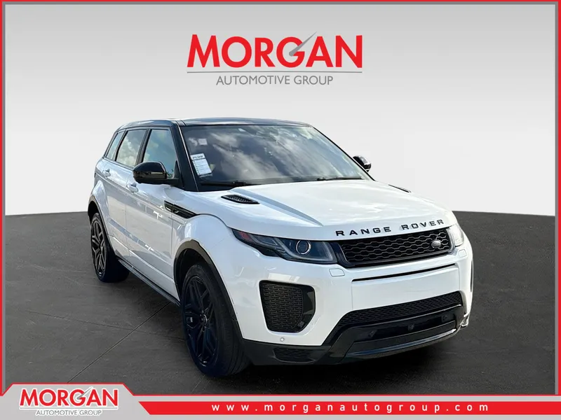 2018 Land Rover Range Rover Evoque HSE Dynamic in Fuji White — front three-quarter view