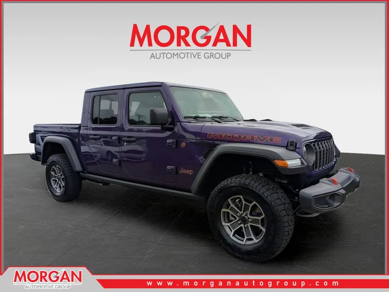 2026 Jeep Gladiator Mojave in Purple — front three-quarter view