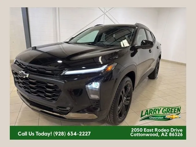 2026 Chevrolet Trax ACTIV in Mosaic Black Metallic — front three-quarter view