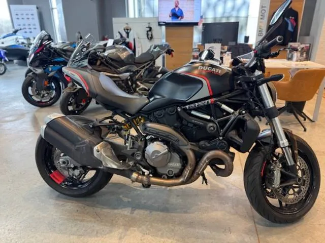 2020 Ducati Monster 821 — front three-quarter view