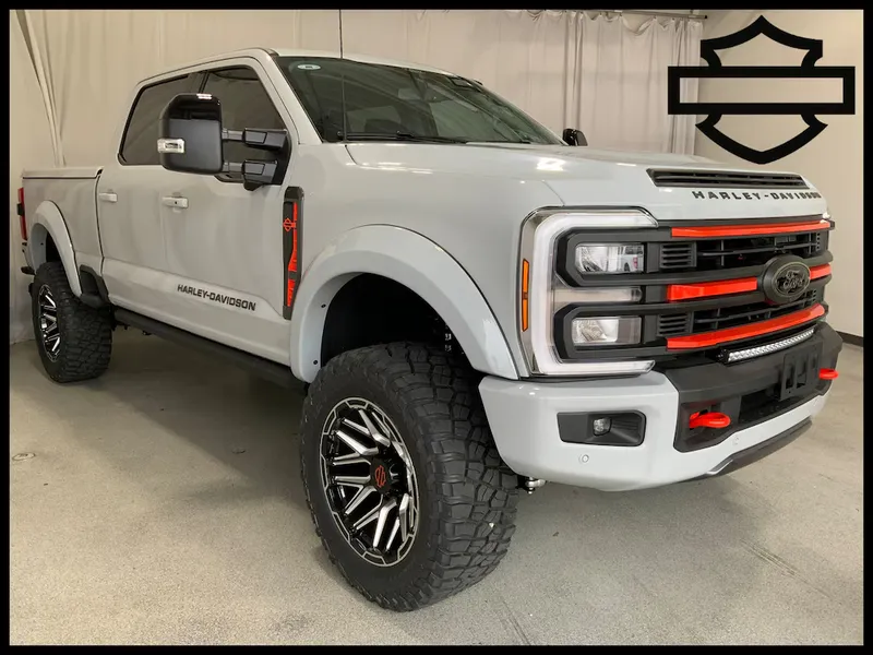 2026 Ford F-250 in DR Gray — front three-quarter view