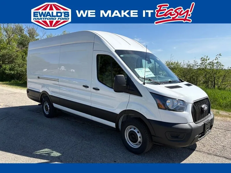 2026 Ford Transit-250 Base in Oxford White — front three-quarter view