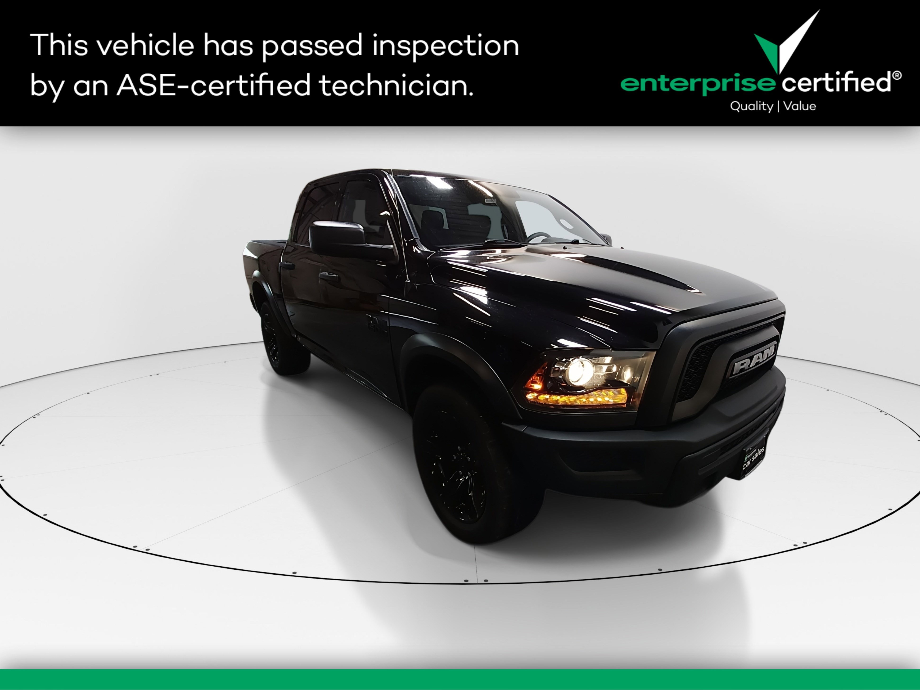 2024 Ram 1500 Classic Warlock 4x4 Crew Cab 5'7" Box — front three-quarter view