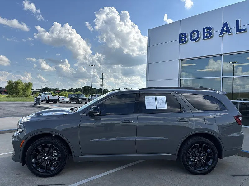 2025 Dodge Durango GT Plus in Destroyer Grey Clear Coat — front three-quarter view
