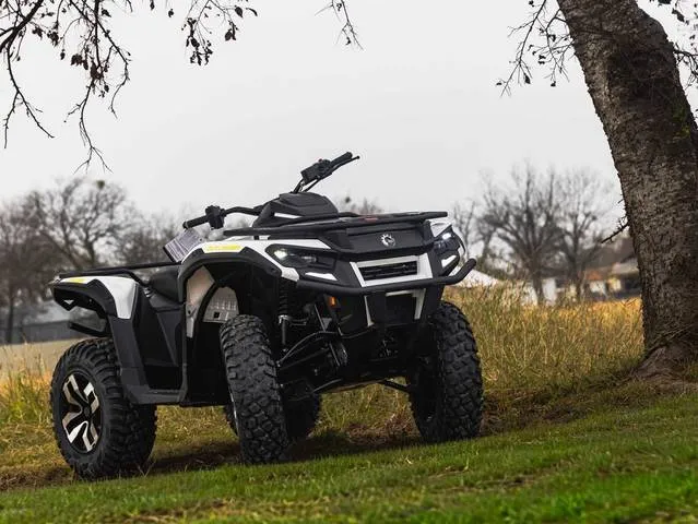 2026 Can-Am® Outlander Electric — front three-quarter view