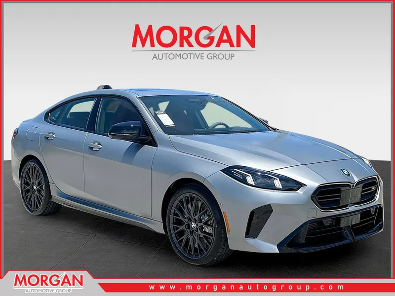 2025 BMW 2 Series M235 xDrive in Frozen Pure Grey Metallic — front three-quarter view