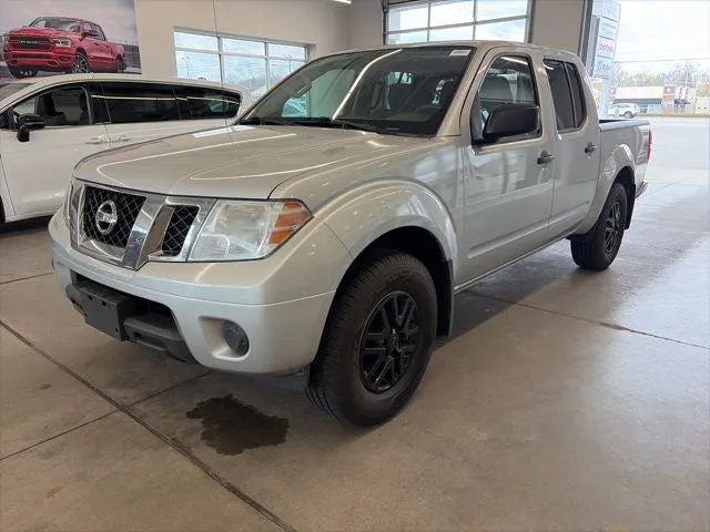 2019 Nissan Frontier SV in Brilliant Silver Metallic — front three-quarter view