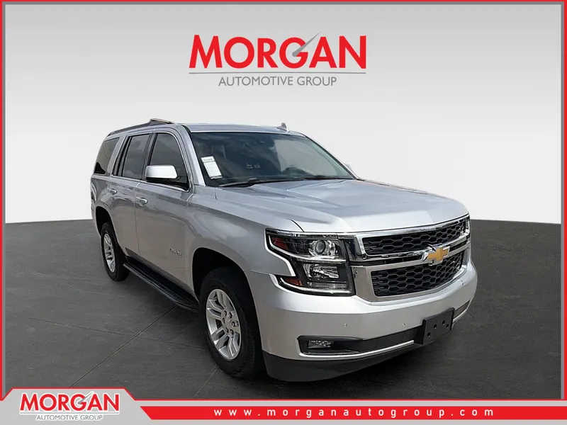 2020 Chevrolet Tahoe LT in Silver Ice Metallic — front three-quarter view