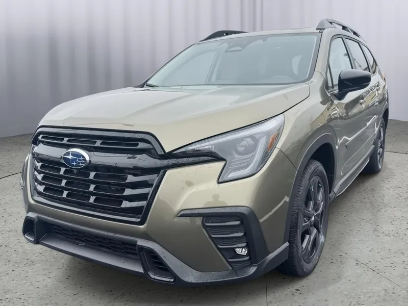 2026 Subaru ASCENT Onyx Edition Touring 7-Passenger in Autumn Green Metallic — front three-quarter view