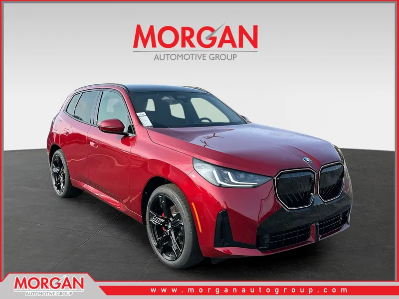 2026 BMW X3 30 xDrive in Red — front three-quarter view