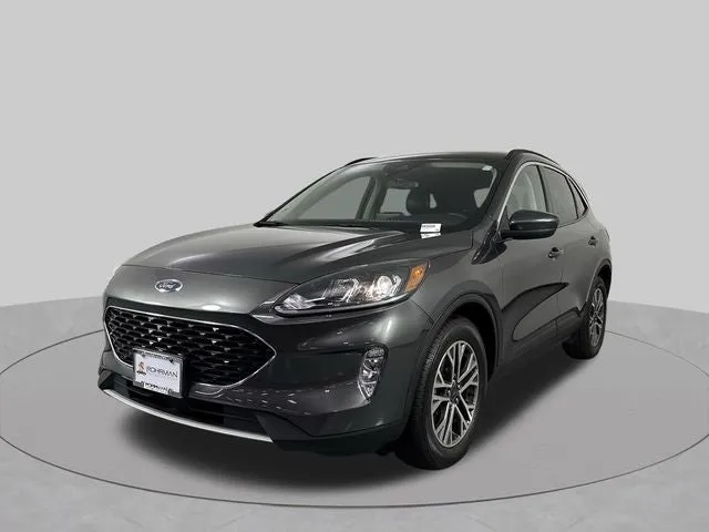 2020 Ford Escape SEL in Magnetic Metallic — front three-quarter view