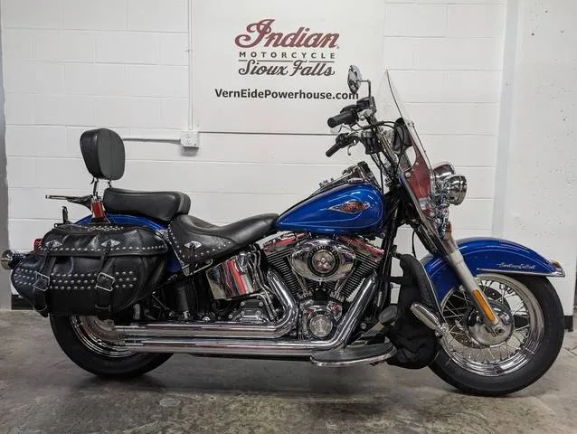 2010 Harley-Davidson® FLSTC - Heritage Softail® Classic — front three-quarter view