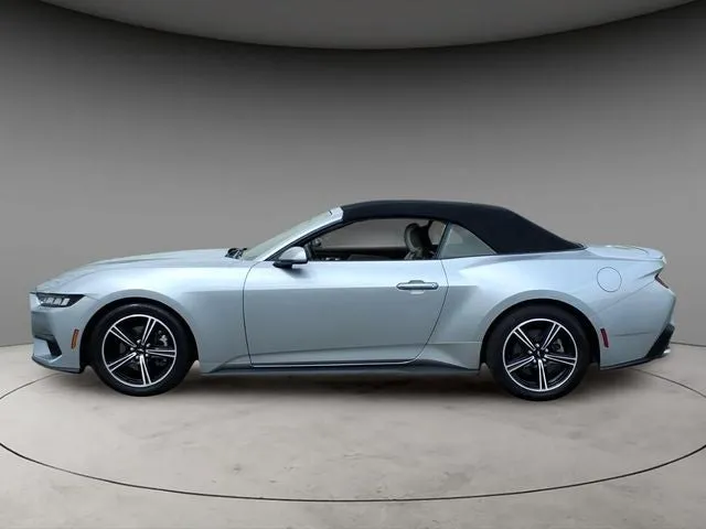 2024 Ford Mustang EcoBoost Premium in Silver Metallic — front three-quarter view