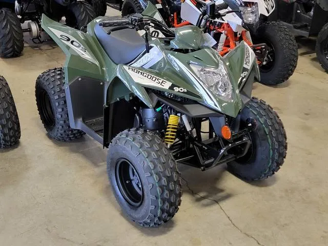 2022 KYMCO Mongoose 90S — front three-quarter view