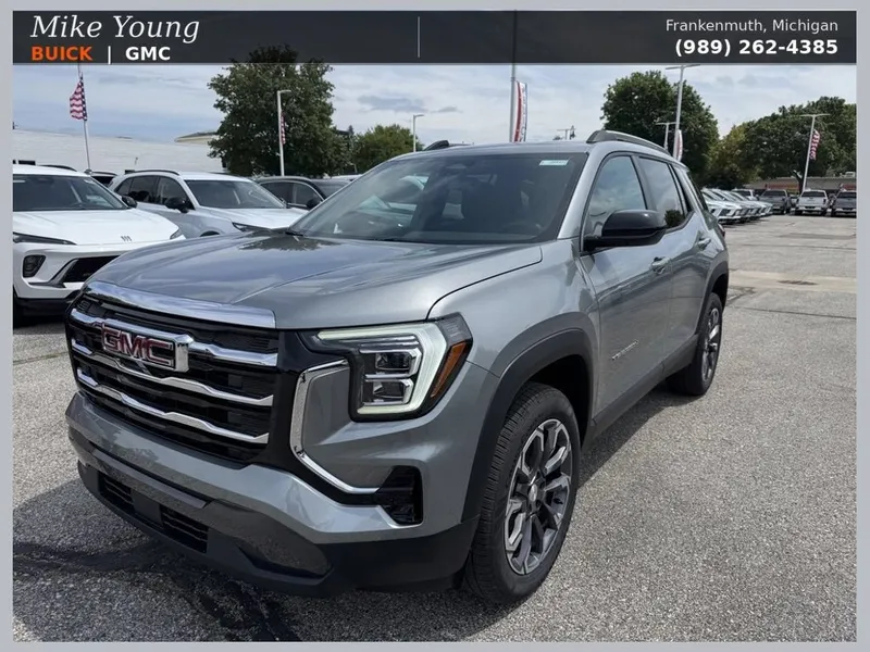 2027 GMC Terrain AWD Elevation in Sterling Metallic — front three-quarter view