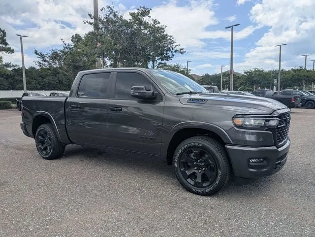 2026 RAM 1500 Big Horn/Lone Star in Granite Crystal Metallic Clear-Coat Exterior Paint — front three-quarter view