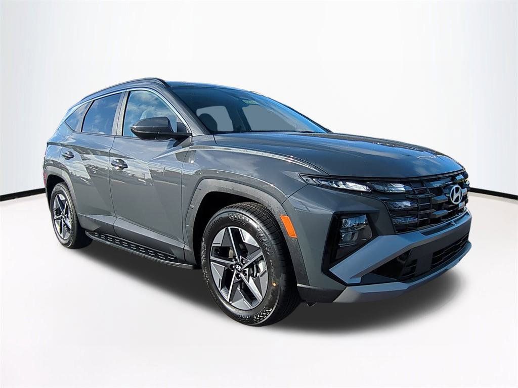 2026 Hyundai TUCSON SEL in Gray — front three-quarter view