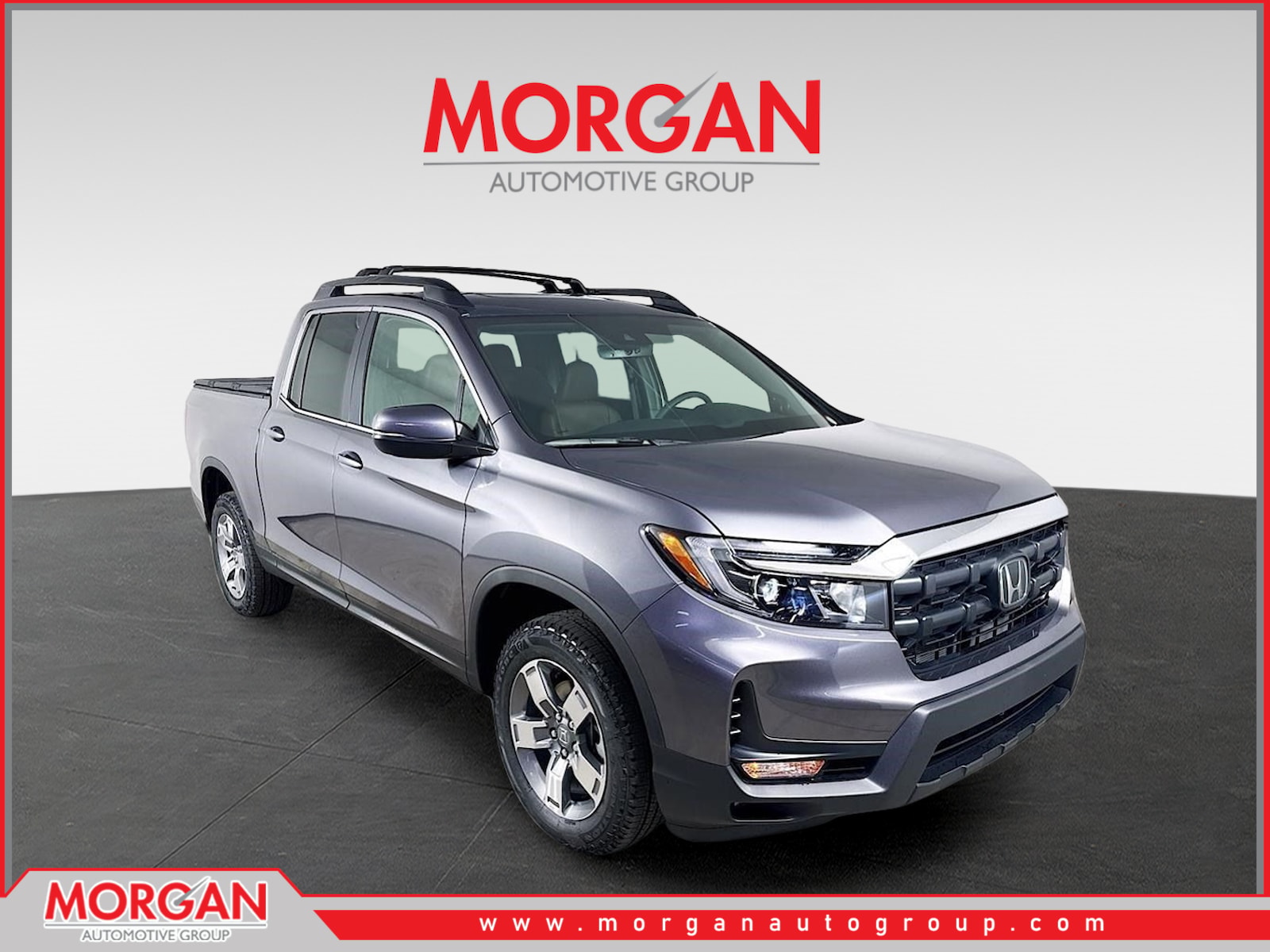 2026 Honda Ridgeline RTL in 3R3 — front three-quarter view
