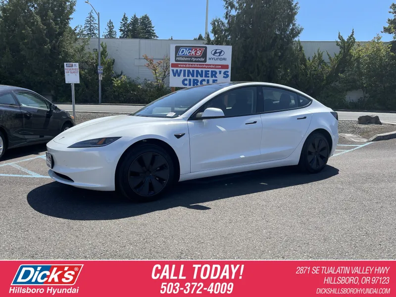 2025 Tesla Model 3 Long Range in Other — front three-quarter view