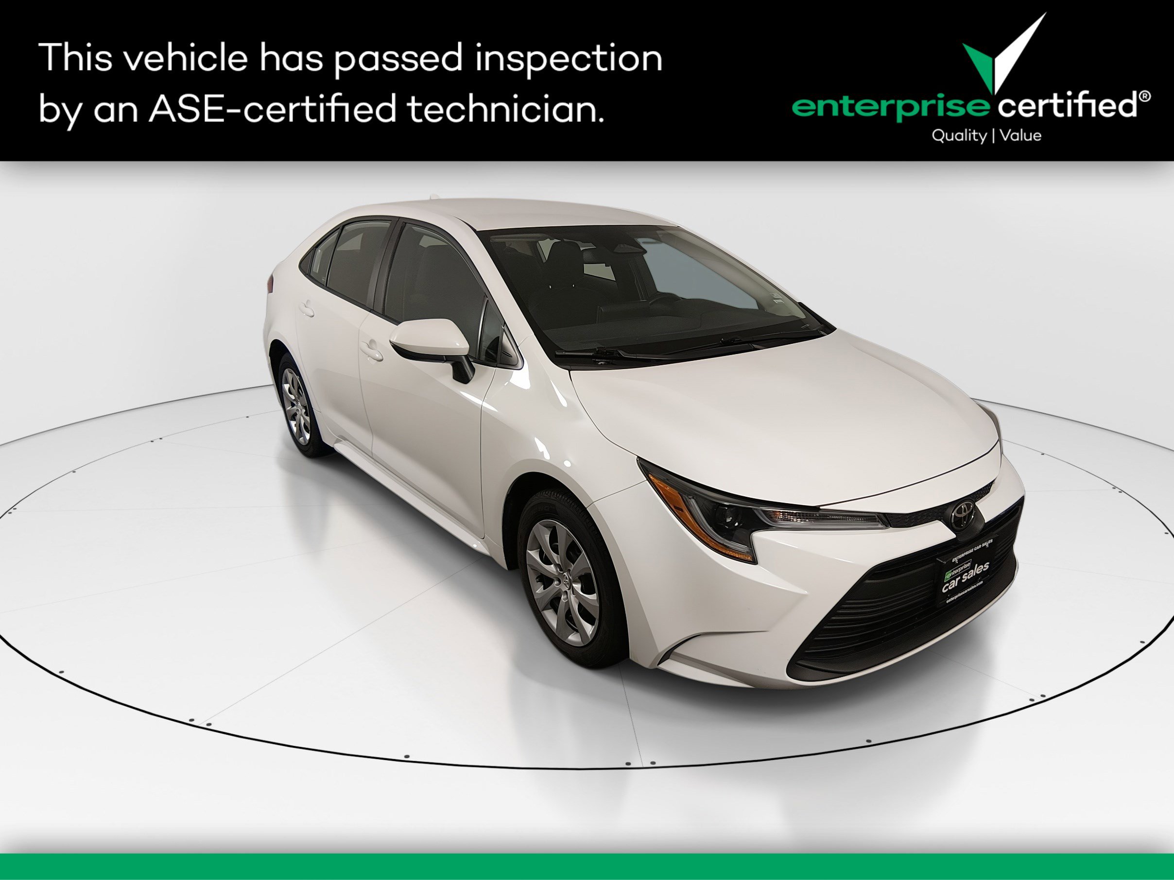2024 Toyota Corolla LE CVT — front three-quarter view