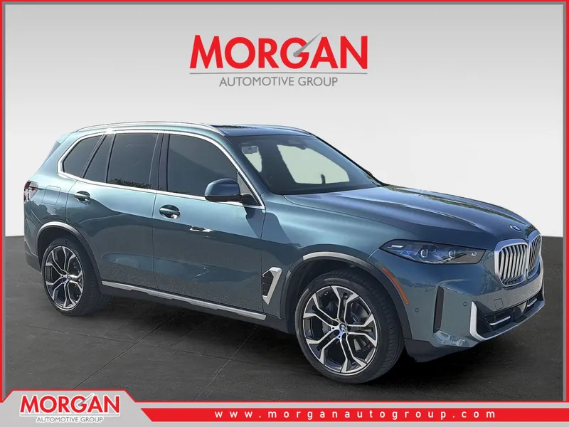 2024 BMW X5 sDrive40i in Blue — front three-quarter view