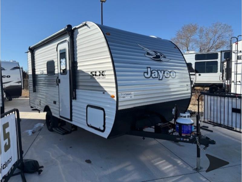 2026 Jayco Jay Flight SLX — front three-quarter view